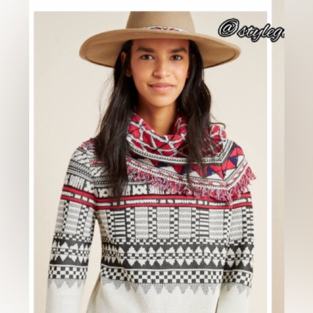 Aldomartins Benicia fringed sweater NWOT